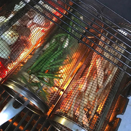 BBQ Rolling Grill Basket