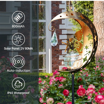 Solar Moon and Fairy Garden Light