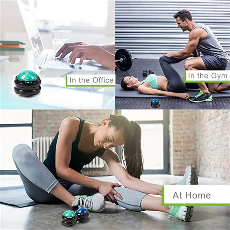 Manual Handheld Massage Roller Ball For whole Body Pain Relief Therapy, Stress Release Muscle Relaxation