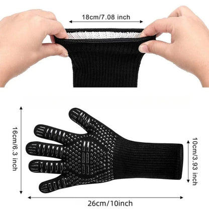 Quality, Extra Thick, Extreme Heat Resistant BBQ Gloves
