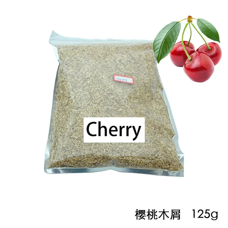 125g Eco-Friendly, Natural BBQ Woodchips For Enhanced Smokey Flavour. Apple, Cherry, Hickory, Oak