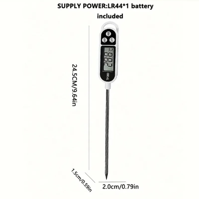 Digital Probe Thermometer For BBQ, Air fryer, Milk, Jam And More