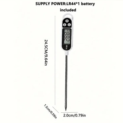 Digital Probe Thermometer For BBQ, Air fryer, Milk, Jam And More