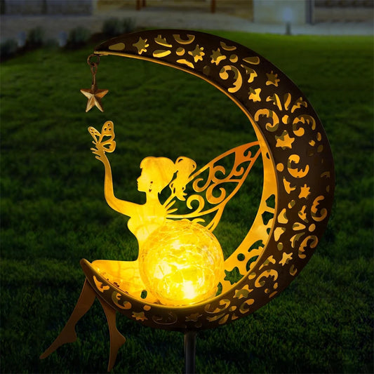 Solar Moon and Fairy Garden Light