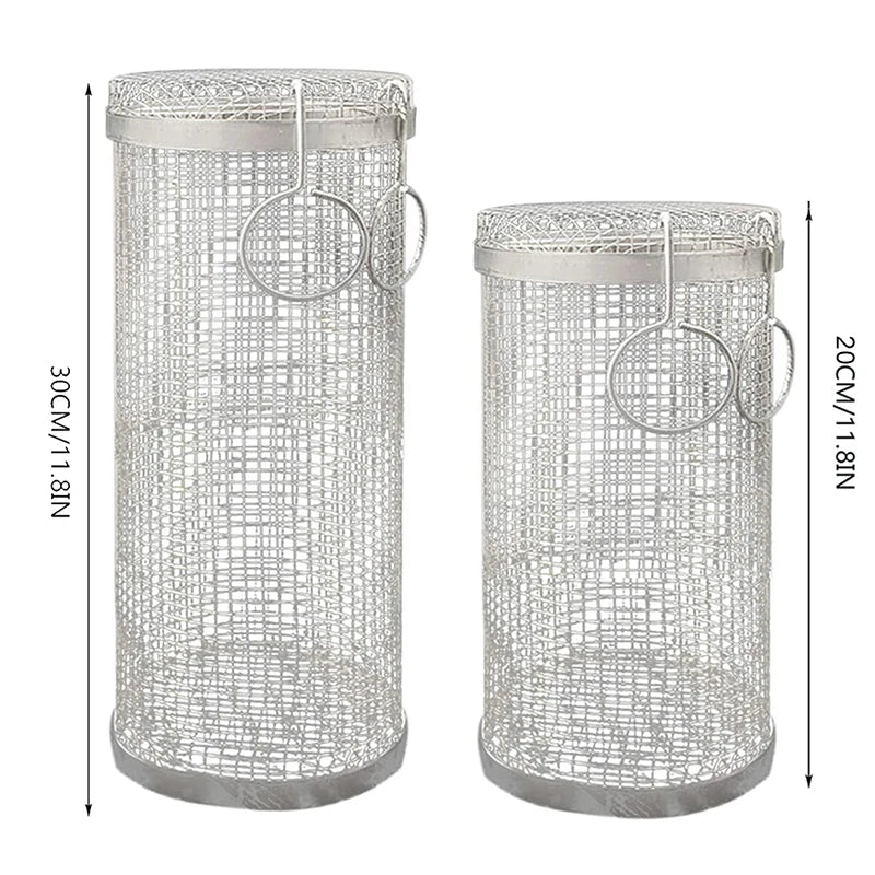 BBQ Rolling Grill Basket