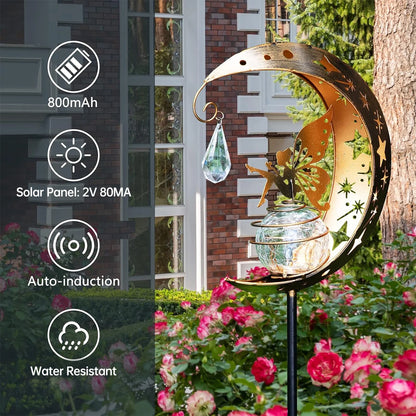 Solar Moon and Fairy Garden Light