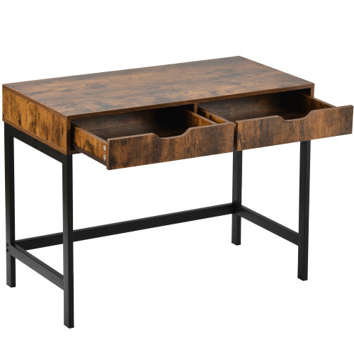 Computer Desk/Dressing Table With 2 Drawers Home Office Table For Study