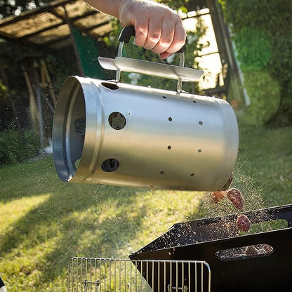 Quick Start Stainless Steel Charcoal Chimney Starter