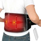Comfytemp Cordless Wearable Back Heat Pad with Massager for Pain Relief